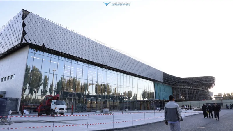 В аэропорту «Манас» открыли новый терминал. Изменена схема входа и выхода