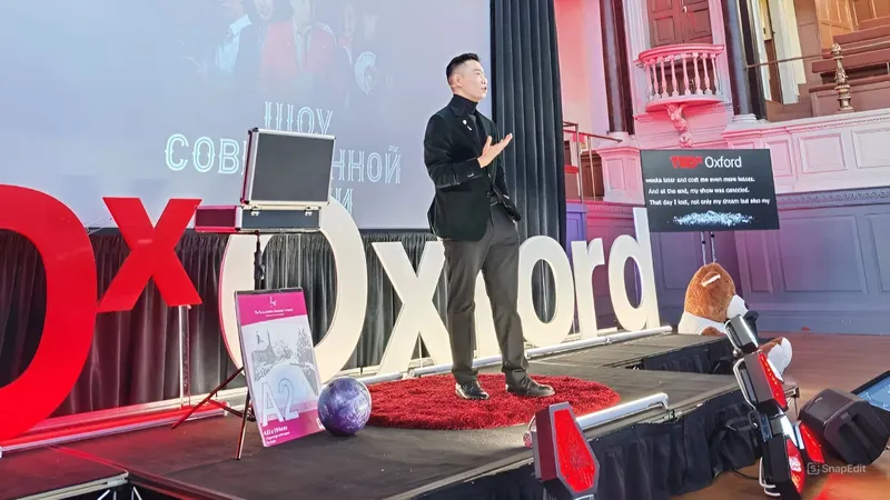 Кыргызстанец выступил на конференции TEDx в Оксфорде